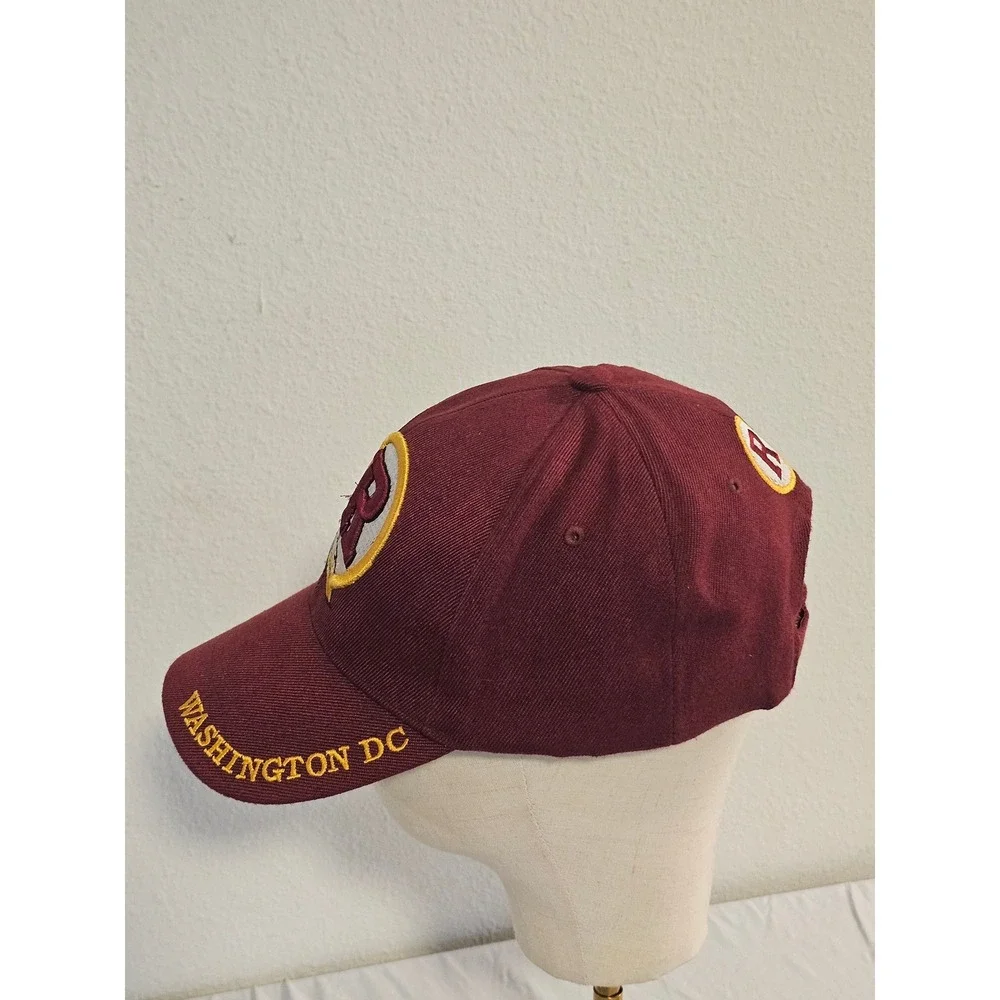 Golden Lion Washington DC R Logo Baseball Cap Hat Burgundy OSFA Acrylic